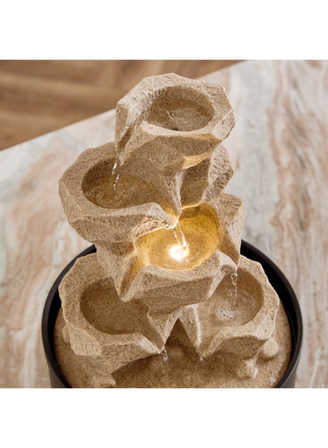 Home Box Nature Fountain with LED Light for Home Decor - Image 3
